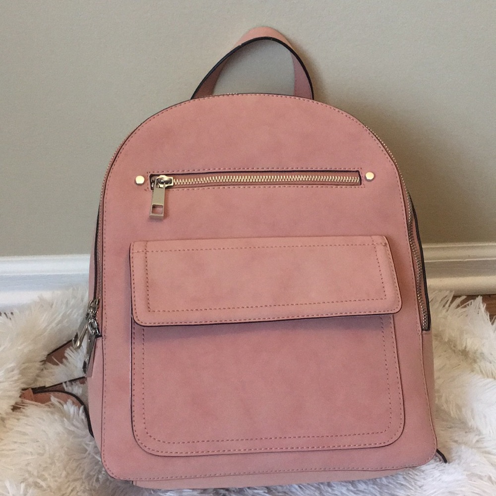 Blush pink backpack